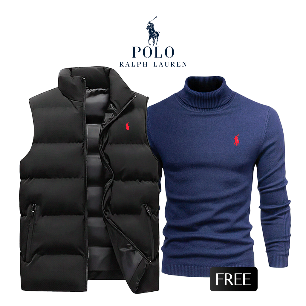 Buy 1 RL Vest, Get 1 RL Sweater Free – Double the Style, Zero Extra Cost