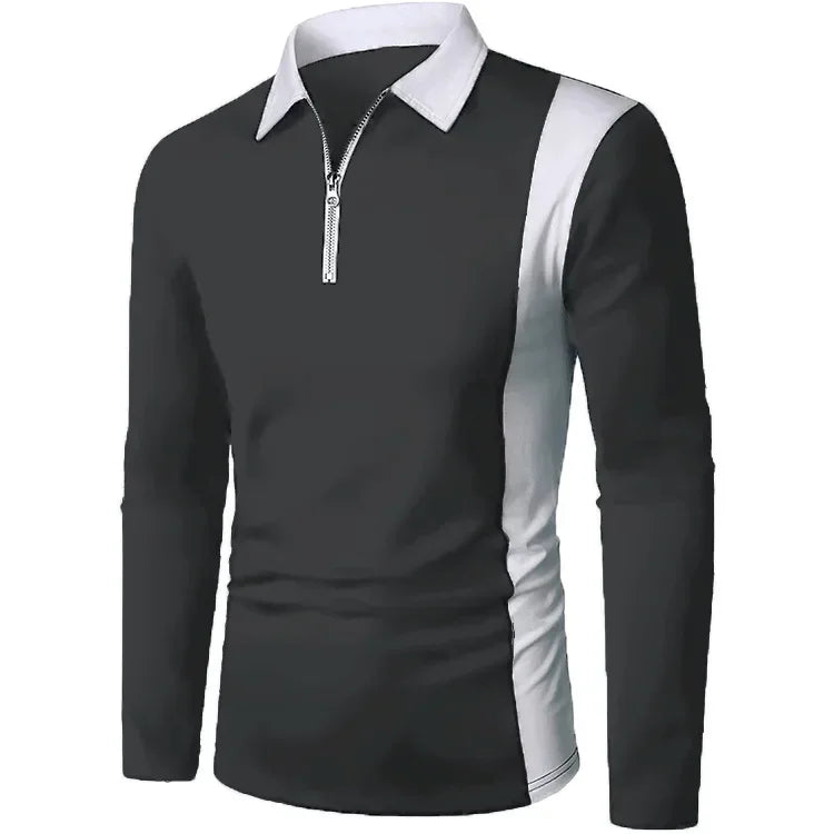 Men's Long Sleeve Polo Shirt Padrony Verno